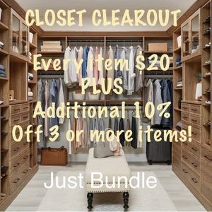 CLOSET CLEARANCE